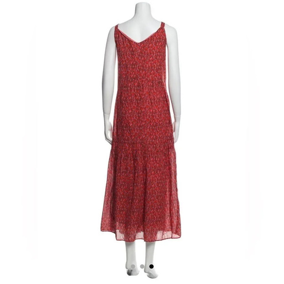 NWT Cotton Joie Maxi tiered dress Tea Rose MSRP $248 Medium REVOLVE - Picture 10 of 12
